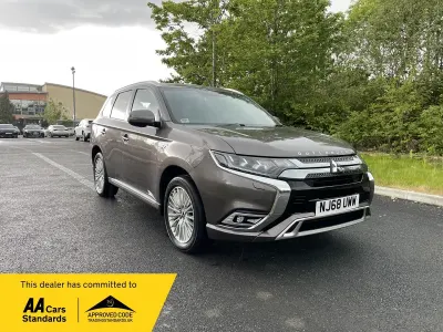 Used Mitsubishi Outlander P-HEV 2018 Brown Estate