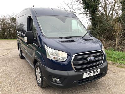 Used Ford Transit Trend 130 HP (95 kW) 2021 Blue Van