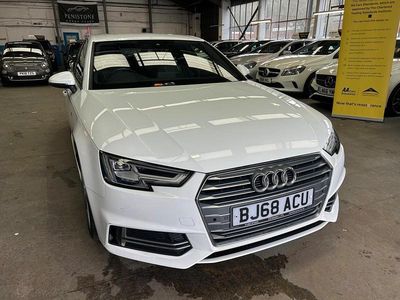 Used Audi A4 S-Line 150 HP (110 kW) 2018 White Sedan