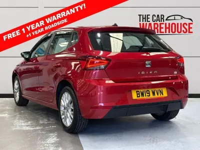 Used Seat Ibiza SE Technology 80 HP (58 kW) 2019 Red Hatchback