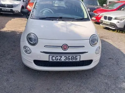 Used Fiat 500 Pop 69 HP (50 kW) 2016 White Hatchback