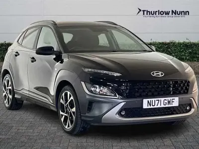 Gebraucht Hyundai Kona Premium 120 PS (88 kW) 2021 Schwarz SUV