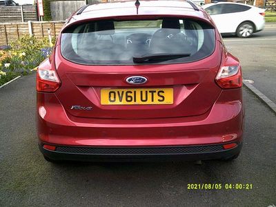Used Ford Focus Zetec 2011 Red Hatchback