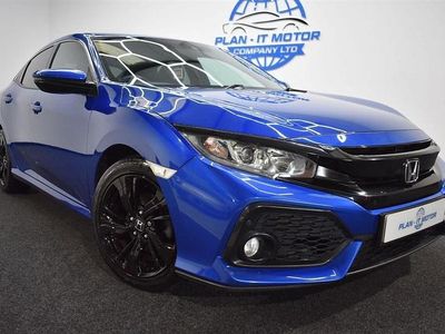 Used Honda Civic SR 129 HP (94 kW) 2017 Blue Hatchback