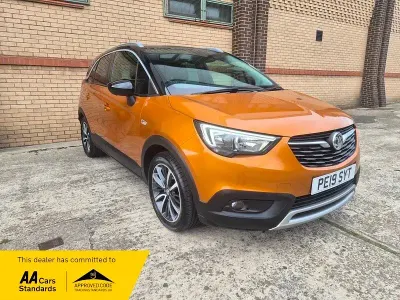 Used Vauxhall Crossland X Elite 81 HP (59 kW) 2019 Orange SUV