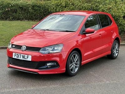 Red Used 2017 VW Polo R-line Hatchback | £9,300 (Fair price)