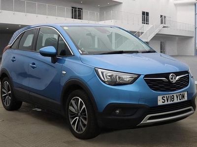 Used Vauxhall Crossland X Elite 110 HP (80 kW) 2018 Blue SUV