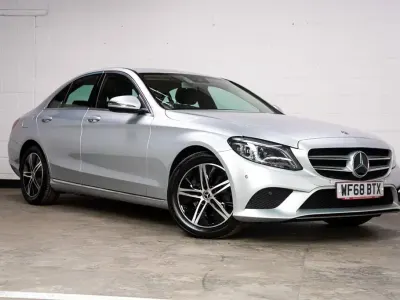 Used Mercedes C200 Premium 2018 Silver Sedan