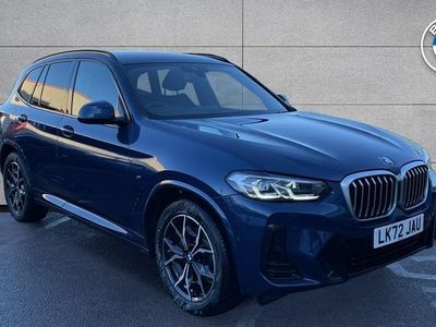 Used BMW X3 M Sport 192 HP (141 kW) 2022 Blue SUV