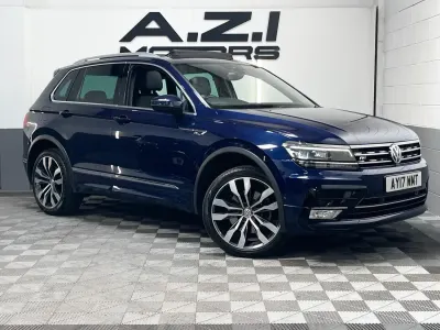 Used VW Tiguan R-line 240 HP (176 kW) 2017 Blue SUV