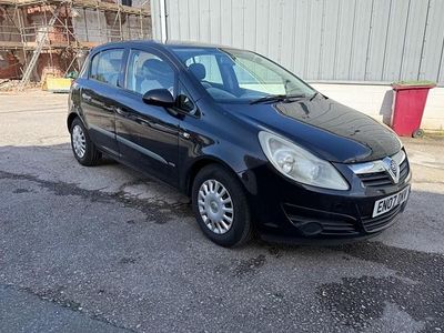 Used Vauxhall Corsa 79 HP (58 kW) 2007 Black Hatchback