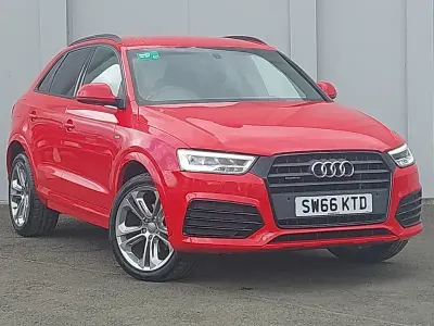 Used Audi Q3 S-line plus 184 HP (135 kW) 2016 Red SUV