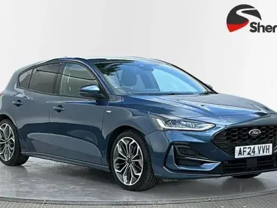 Used Ford Focus ST-Line X 155 HP (114 kW) 2024 Blue Hatchback