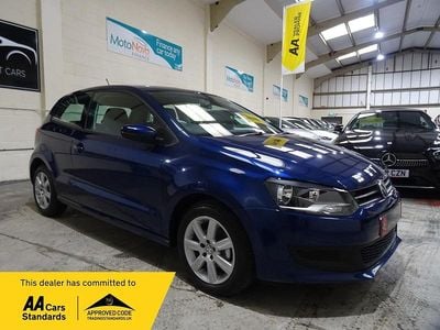 Used VW Polo SE 85 HP (62 kW) 2010 Blue Hatchback