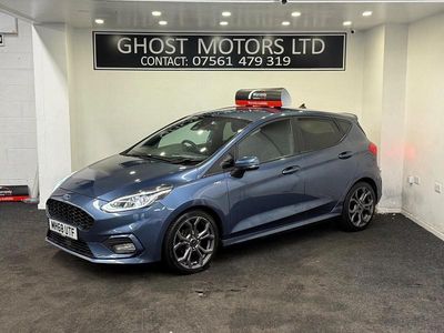 Used Ford Fiesta ST-Line 100 HP (73 kW) 2018 Blue Hatchback