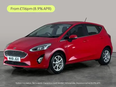 Used Ford Fiesta Zetec 85 HP (62 kW) 2018 Red Hatchback