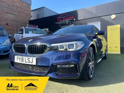 Begagnad BMW 520 M Sport 2018 Blå Sedan