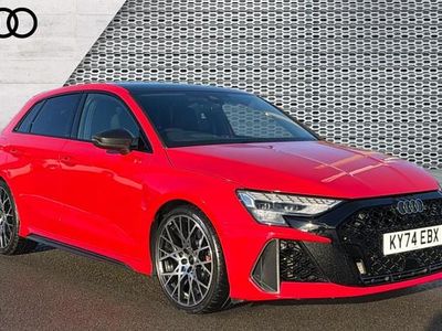 Red Used 2024 Audi RS3 Comfort Sedan | £59,995 (Fair price)