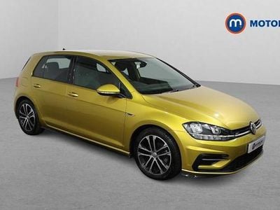 Used VW Golf VII R-line 150 HP (110 kW) 2018 Yellow Hatchback