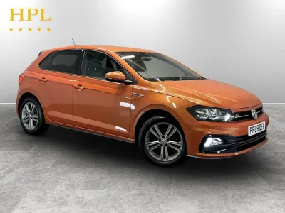 Usado VW Polo R-line 115 HP (84 kW) 2020 Laranja Citadino