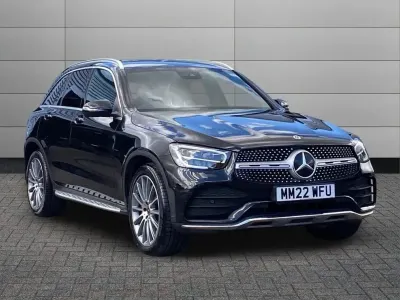 Used Mercedes GLC220 AMG Line Premium 194 HP (142 kW) 2022 Black SUV
