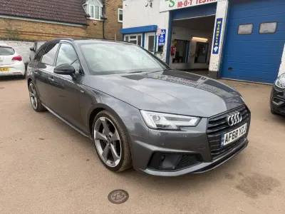 Used Audi A4 Black Edition 190 HP (139 kW) 2018 Grey Estate