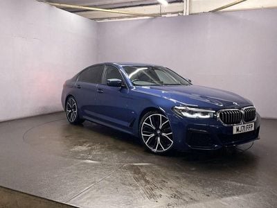 Blue Used 2021 BMW 520 M Sport Sedan | £22,499 (Good price)