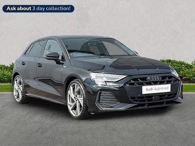 Used Audi A3 Black Edition 150 HP (110 kW) 2025 Black Hatchback