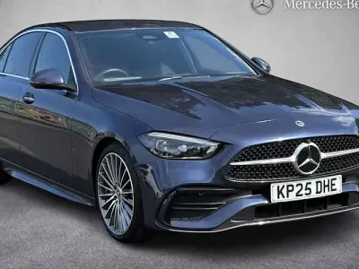 Used Mercedes C300 AMG line 265 HP (194 kW) 2025 Blue Sedan