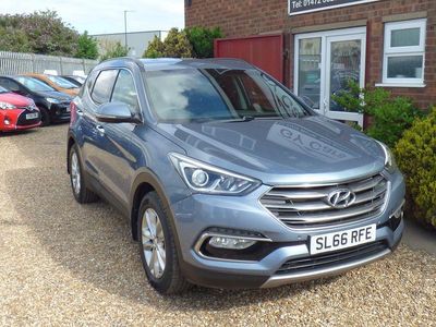 Used Hyundai Santa Fe Premium 2016 Blue SUV