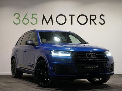 Blue Used 2017 Audi Q7 S-Line SUV | £20,480 (A bit pricey)