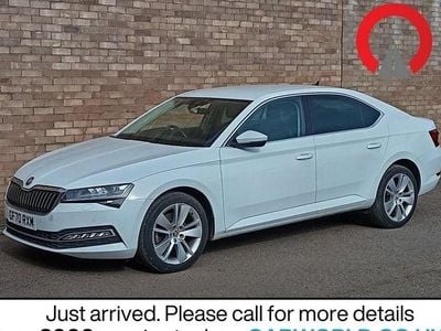 Used Skoda Superb SE L 150 HP (110 kW) 2020 White Hatchback