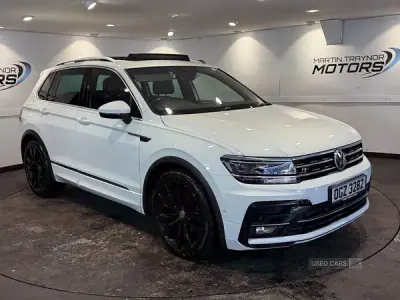 Używany VW Tiguan R-line 150 KM (110 kW) 2019 Biały SUV