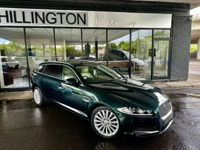 Used Jaguar XF Sportbrake Luxury 200 HP (147 kW) 2015 Green Estate