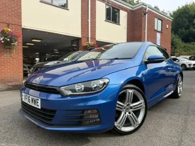 Used VW Scirocco R-line 180 HP (132 kW) 2016 Blue Coupe