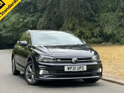 Used VW Polo R-line 95 HP (69 kW) 2021 Black Hatchback