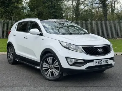 Used Kia Sportage 181 HP (133 kW) 2015 White SUV