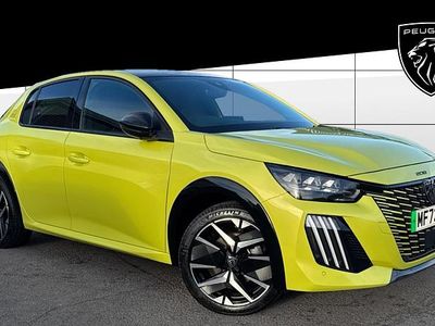 Yellow Used 2023 Peugeot e-208 GTi Hatchback | £18,175 (Fair price)