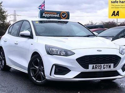 White Used 2019 Ford Focus ST-Line Hatchback | £7,495 (Good price)