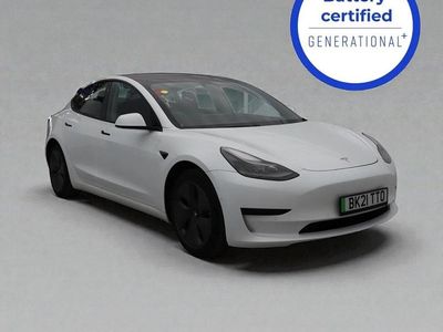 Used Tesla Model 3 Standard Range 208 kW (283 HP) 2021 White Sedan