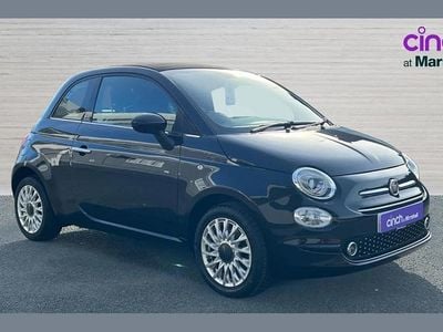 Used Fiat 500C Lounge 68 HP (50 kW) 2019 Black Cabriolet
