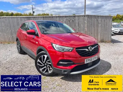 Used Vauxhall Grandland X Elite 130 HP (95 kW) 2019 Red SUV
