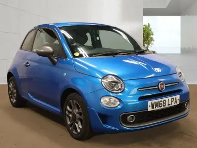 Used Fiat 500 S 69 HP (50 kW) 2019 Blue Hatchback