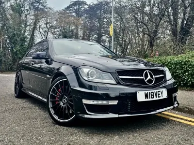 Used Mercedes C63 AMG AMG 2012 Black Sedan