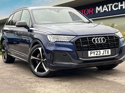 Blue Used 2023 Audi Q7 Black Edition SUV | £40,990 (Fair price)