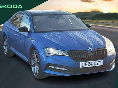 Blue Used 2024 Skoda Superb SportlinePlus Hatchback | £24,790 (Fair price)