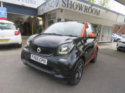 Used Smart ForTwo Coupé Premium 90 HP (66 kW) 2015 Black Coupe
