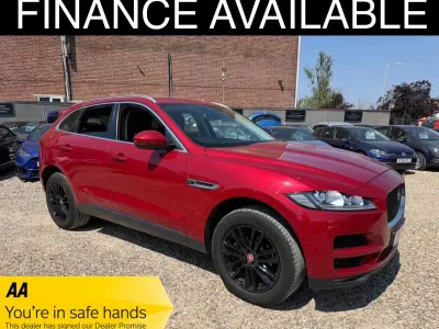 Used Jaguar F-Pace Portfolio 180 HP (132 kW) 2017 Red SUV