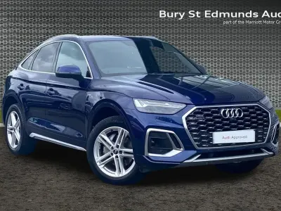 Used Audi Q5 S-Line 200 HP (147 kW) 2023 Blue SUV
