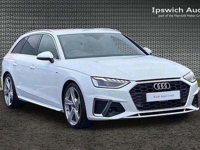 Used Audi A4 S-Line 200 HP (147 kW) 2024 White Estate